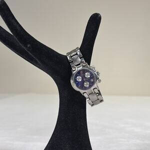 RSW • Swiss Ronda Watch Stainless Steel • 10ATM• Seconds • 9040CHA • Blue Chrty